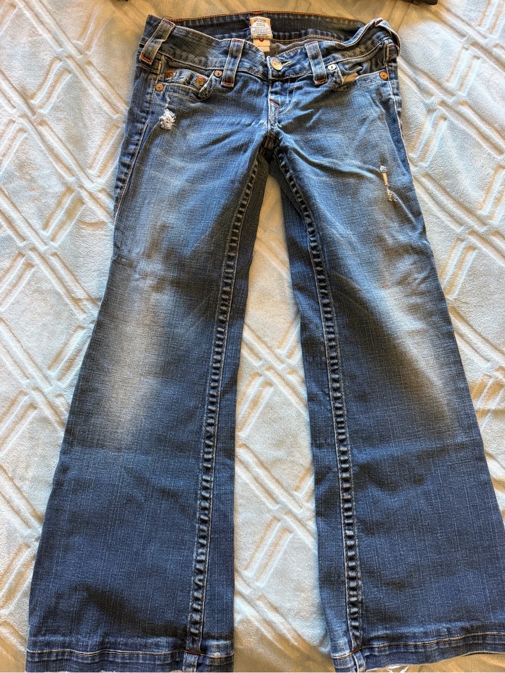 True Religion Heidi flare jeans, size 28 low rise